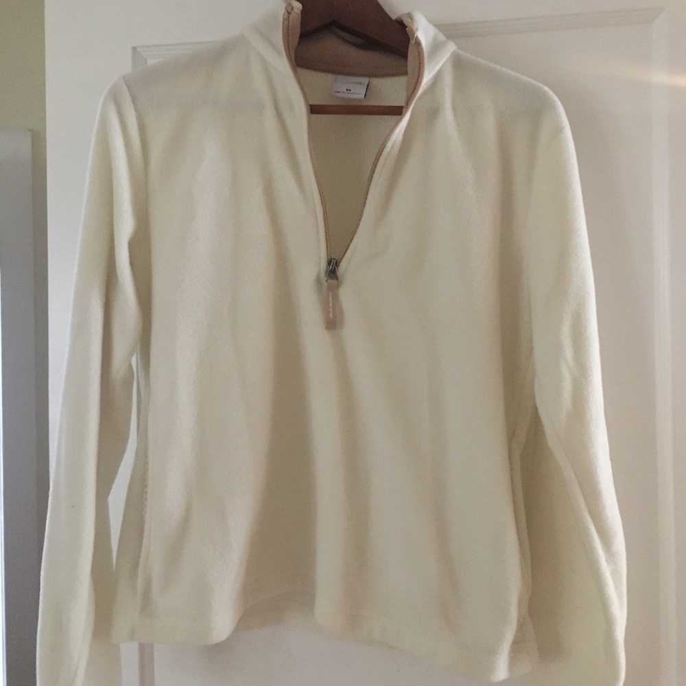 Fleece Pullover - Cream - Neutral- M